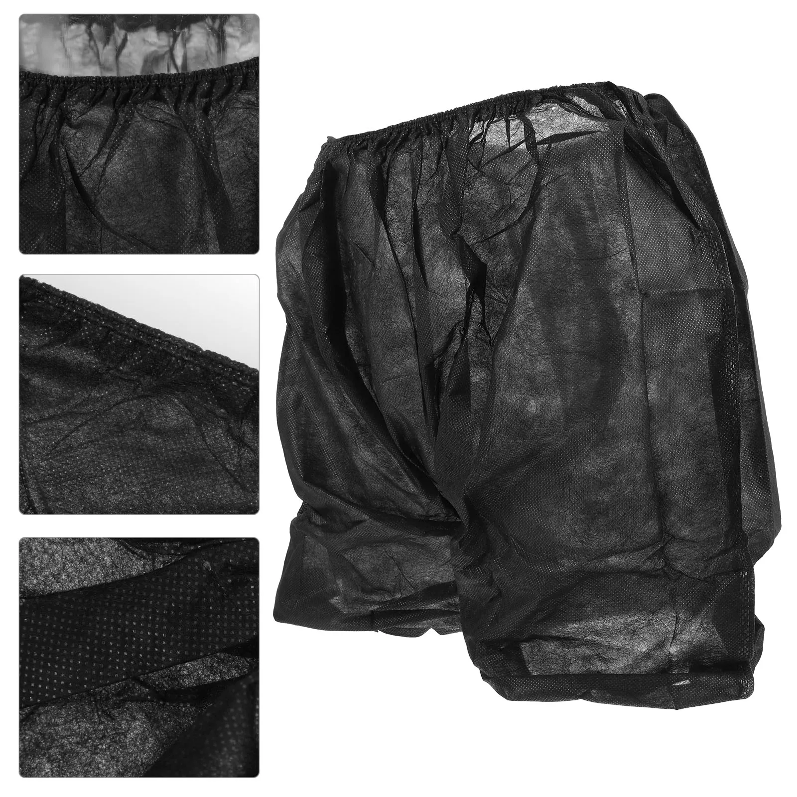 

5pcs Disposable Underwear for Black Briefs Travel Lightweight Foldable One-Time Use No Washing Needed