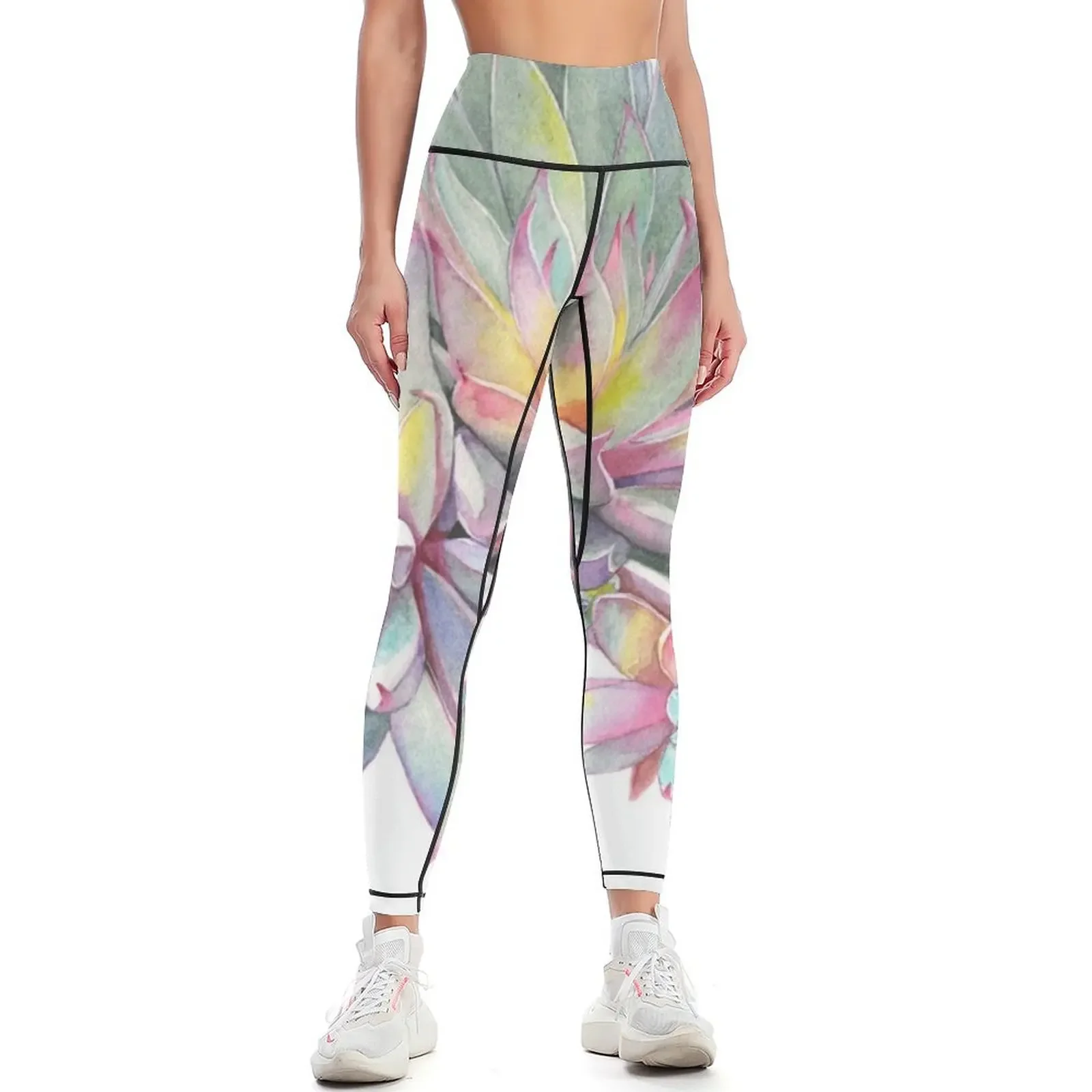 

Succulent #2 Leggings Women's sports exercise clothing for Women's tights push up fitness Womens Leggings