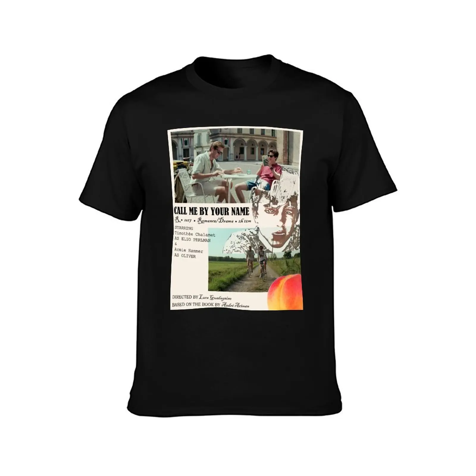 Call Me by Your Name Movie Poster T-Shirt Sport Basic Moisture Wicking Tee