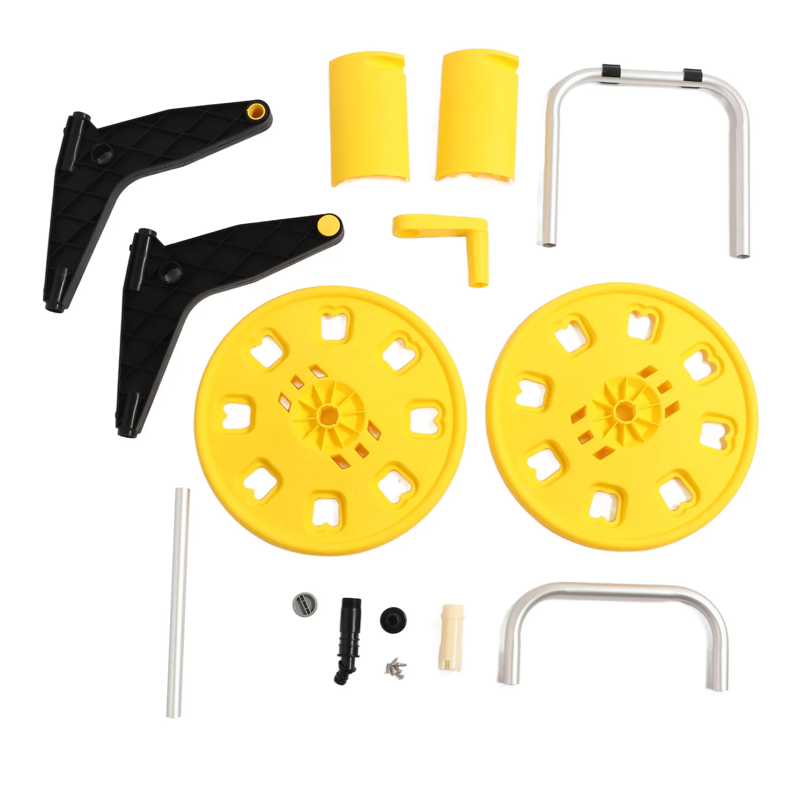 

1/2 Inch Garden Hose Reel Portable Garden Hose Holder Holds 60m 197ft Water Pipes For Outside Garden Yard Lawn Rural Areas