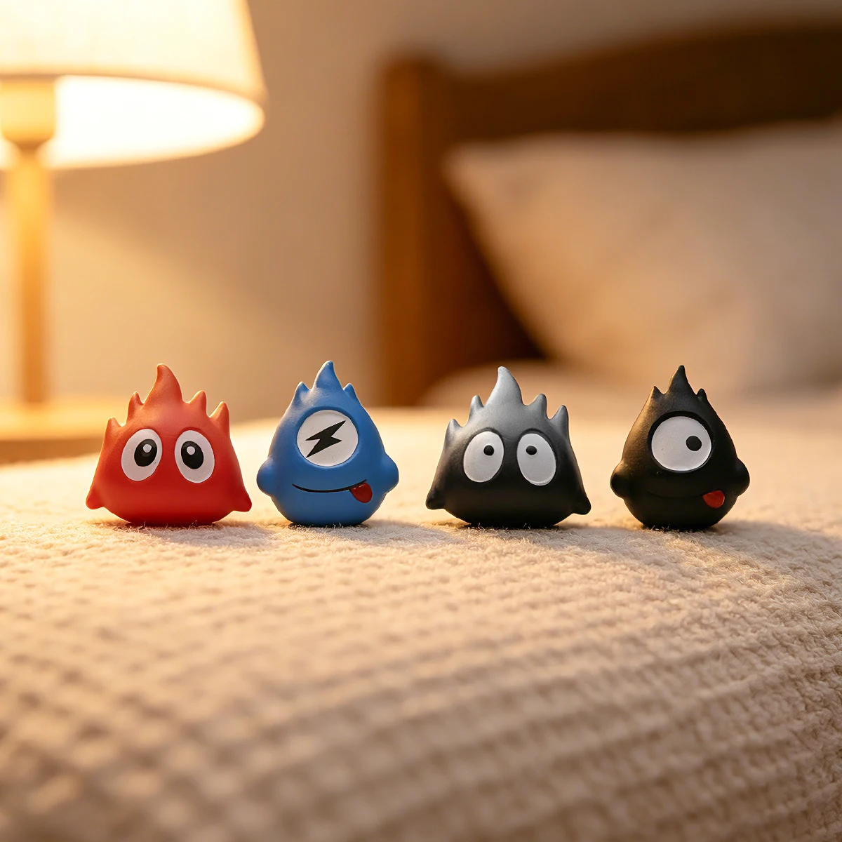 Niedliche Ornamente, bunte Mini-Cartoon-Figuren, Mini-Dekorationen, 3D-Figuren, Innendekoration für den Schreibtisch, Auto-Innenausstattungszubehör – Detail 8