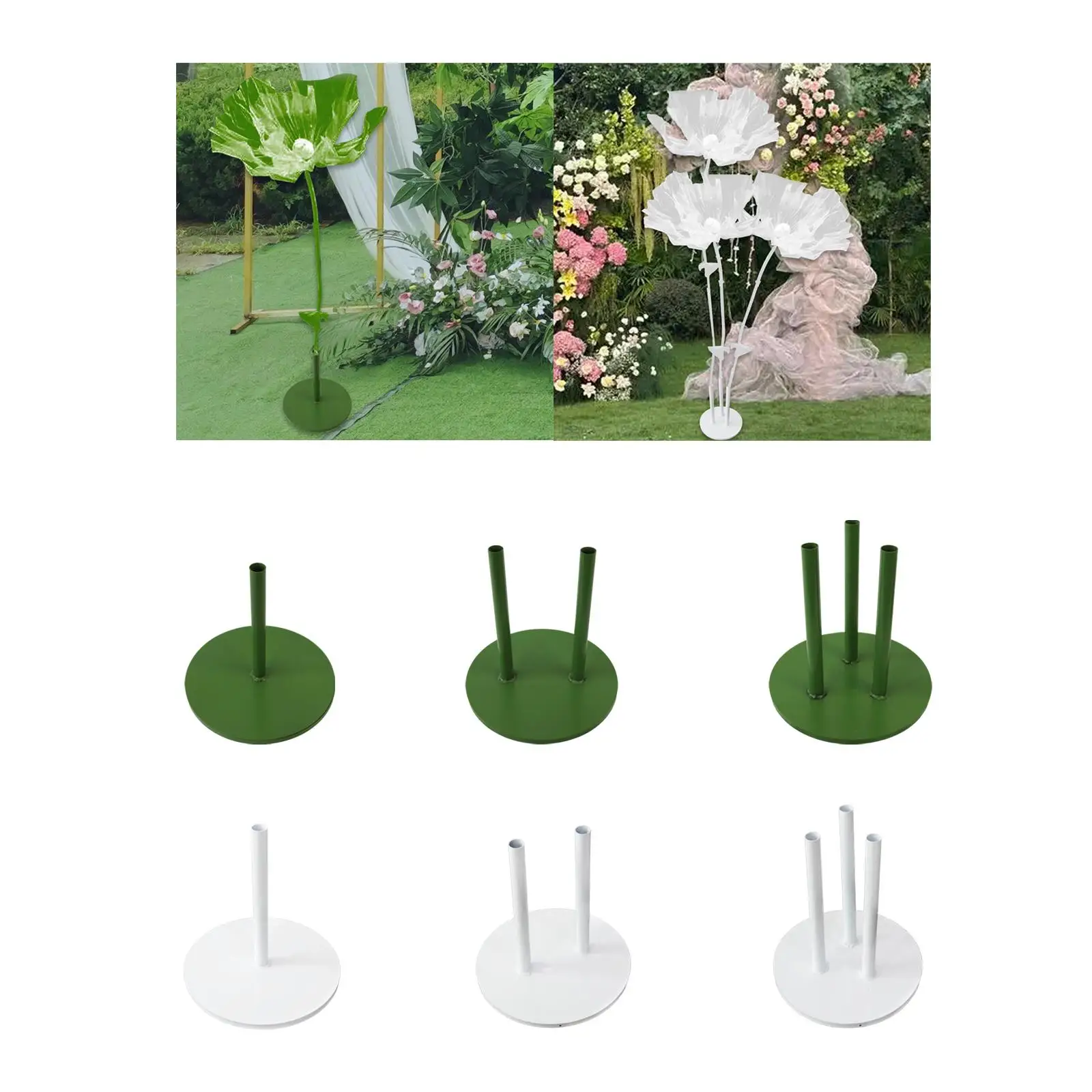 

Flower Holder Centerpieces Round Flower Arranger for Party Props Event Patio