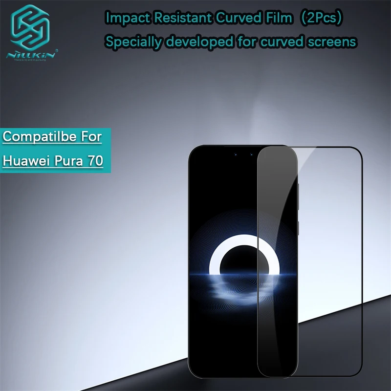 for Huawei Pura 70 Ultra film/Pura 70 Pro+/70 Pro Plus Nillkin Impact Resistant Curved Protective film screen protector 2pcs