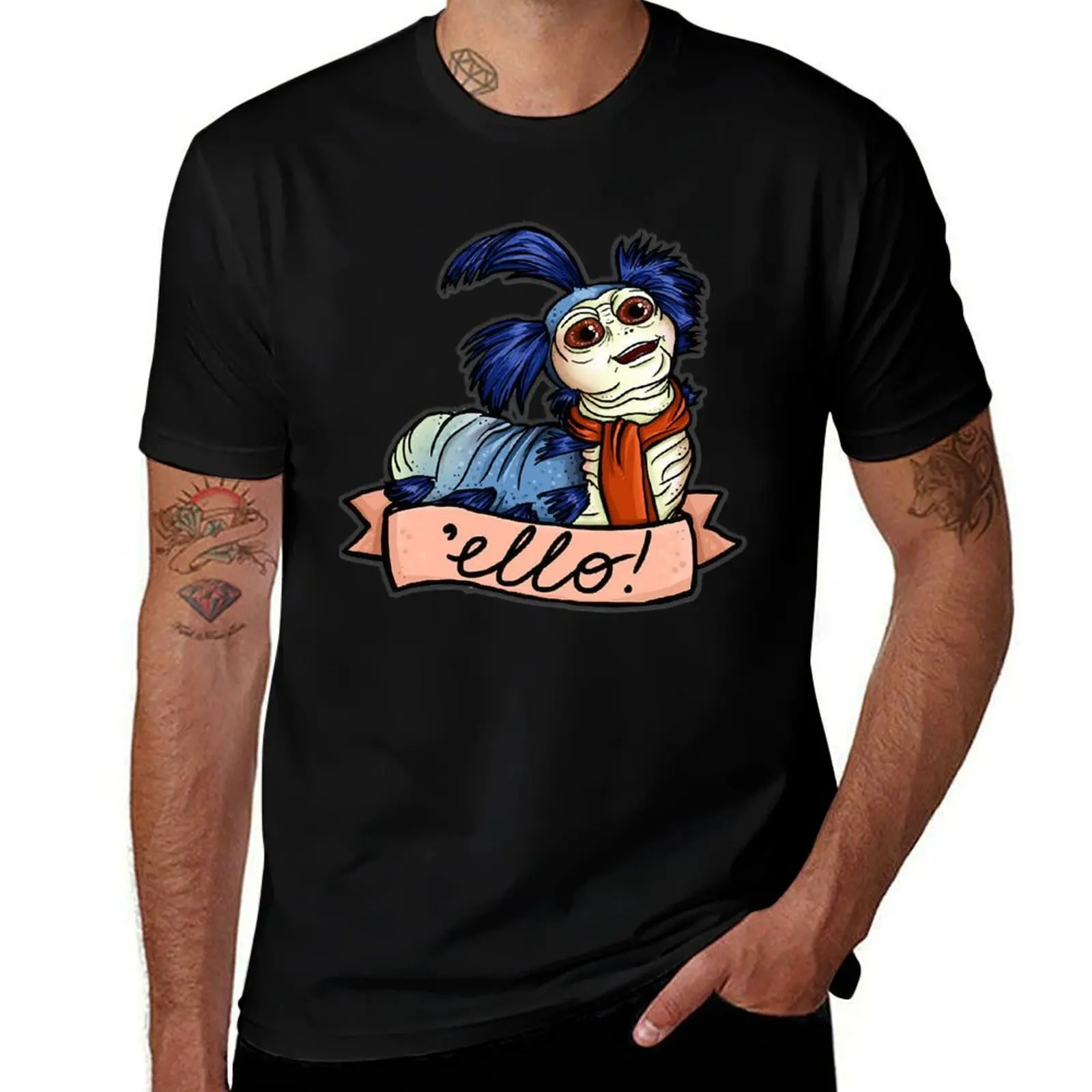 Ello - Labyrinth Worm T-Shirt Fitness Quick Dry Short Sleeve Top T-Shirt