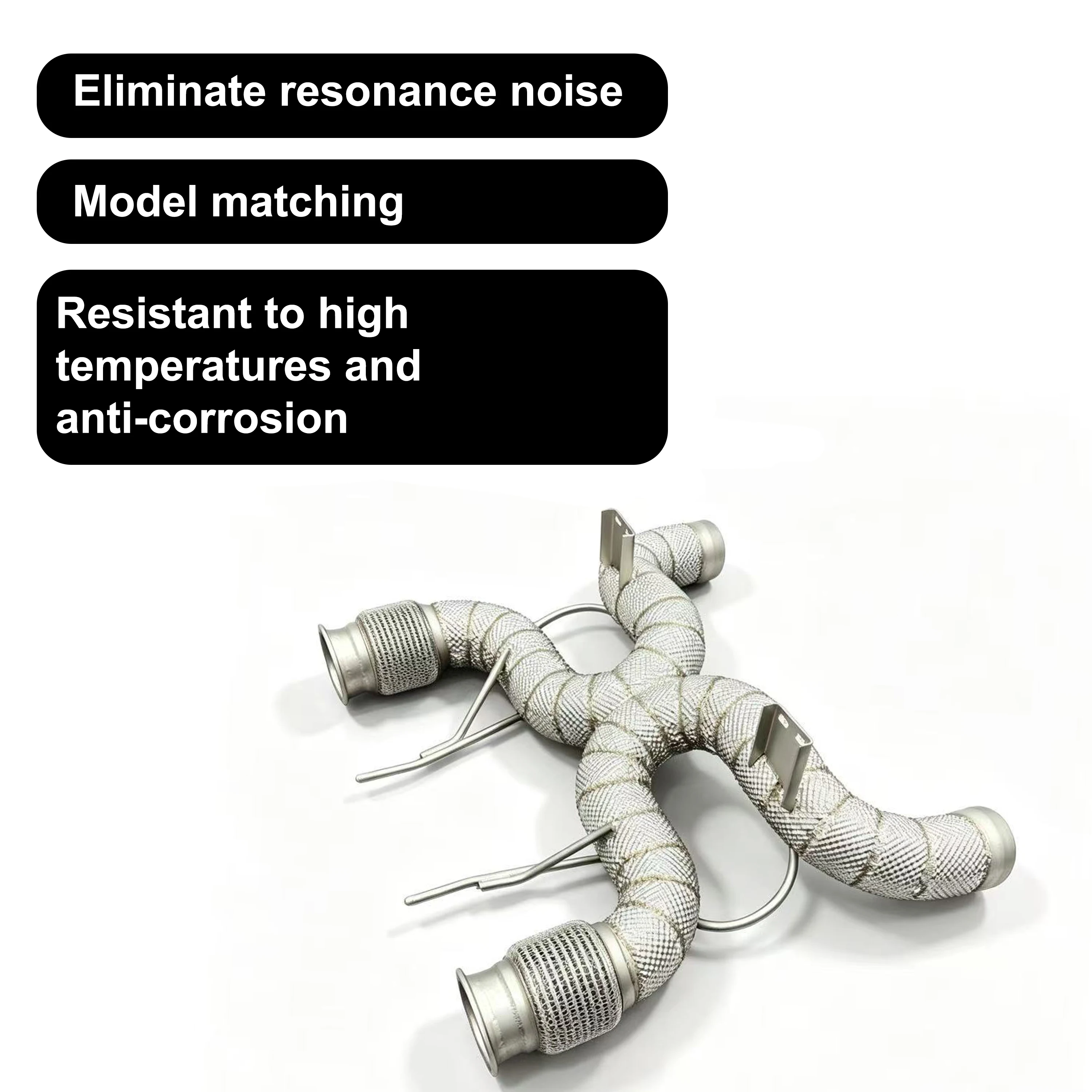 Rytan Valvetronic Auspuffrohr mit Ventil, gleichlange Edelstahl-Auspuffanlage Catback für McLaren 720S – Detail 6