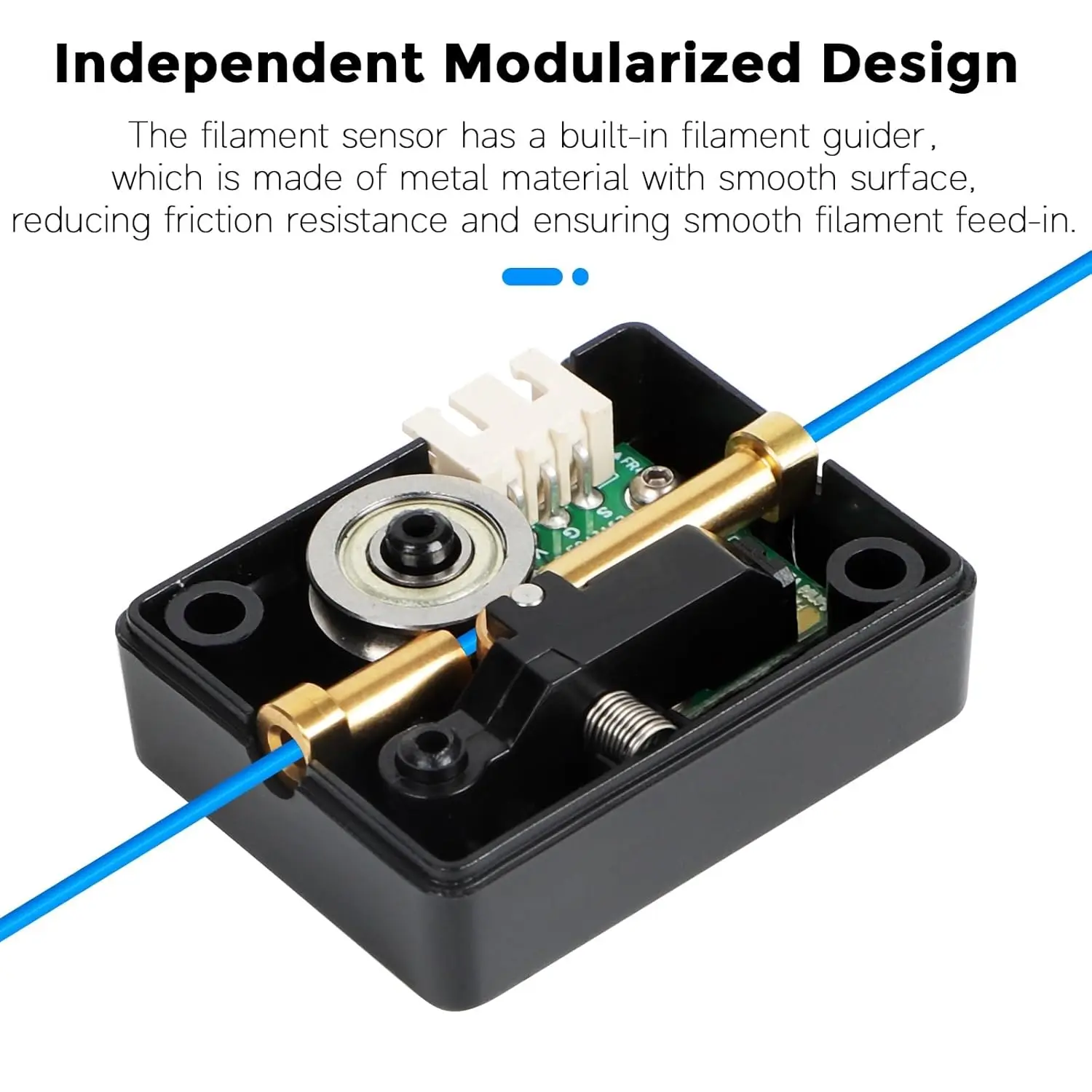 Creality Ender 3 V3 SE Czujnik bicia żarnika, czujnik filamentu Detektor modułu wykrywania przerwania do drukarek 3D Ender 3 V3 SE