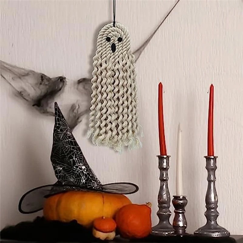 Decorações assustadoras do Dia das Bruxas, Fantasma Pendurado, Esqueleto Pendurado, Pingente Windsock para Pátio, Jardim Assustador