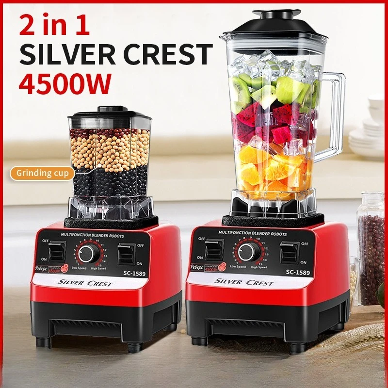 Multifunktionaler Entsafter, Wandbrecher, Haushaltsmühle, 4500 W, Hochleistungsmixer, Fruchtsaft, halbautomatischer Betrieb