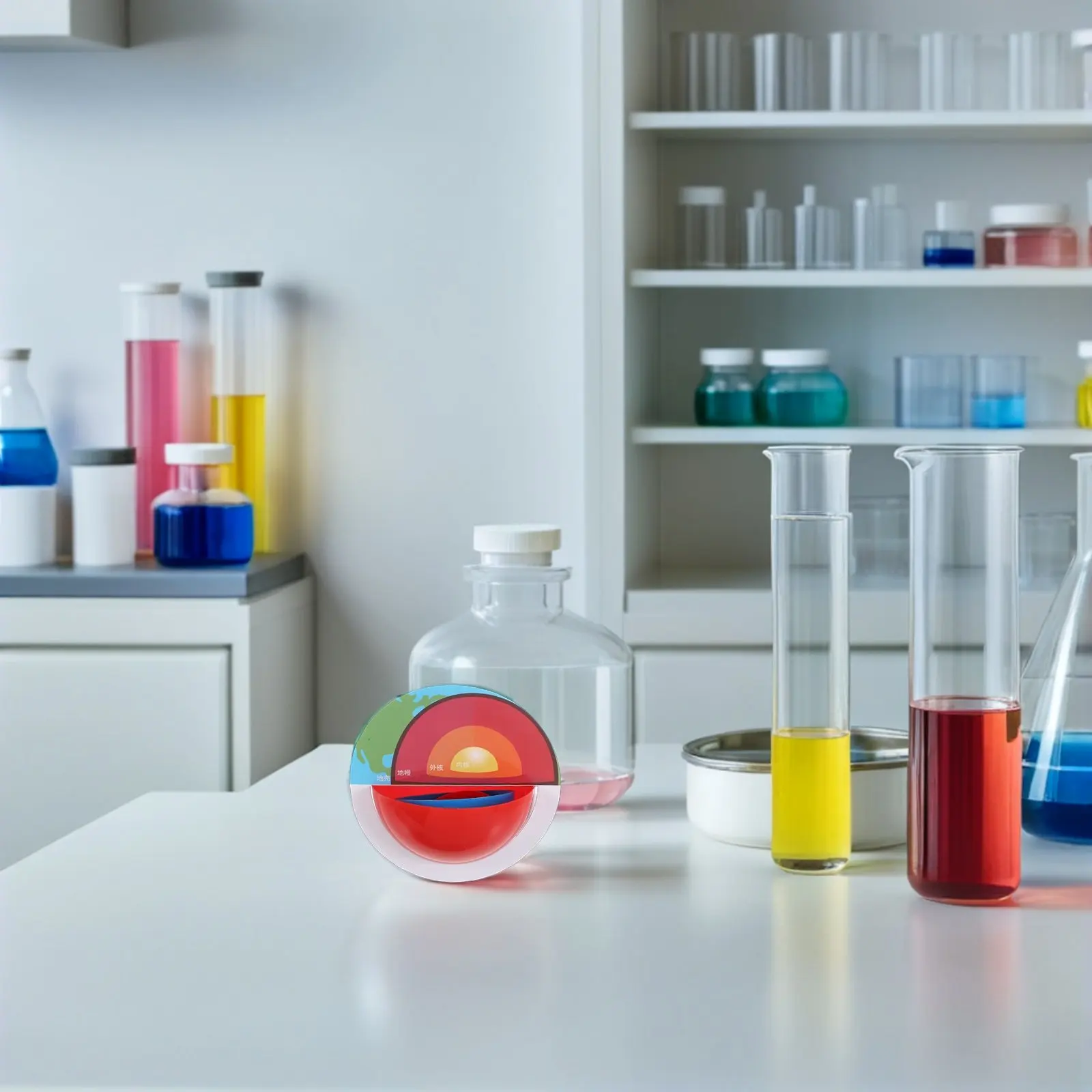 

1Set Earth Interior DIY Kit Hands-on Geology Learning Tool with Detailed Core Structure for School Education and Parent-Child