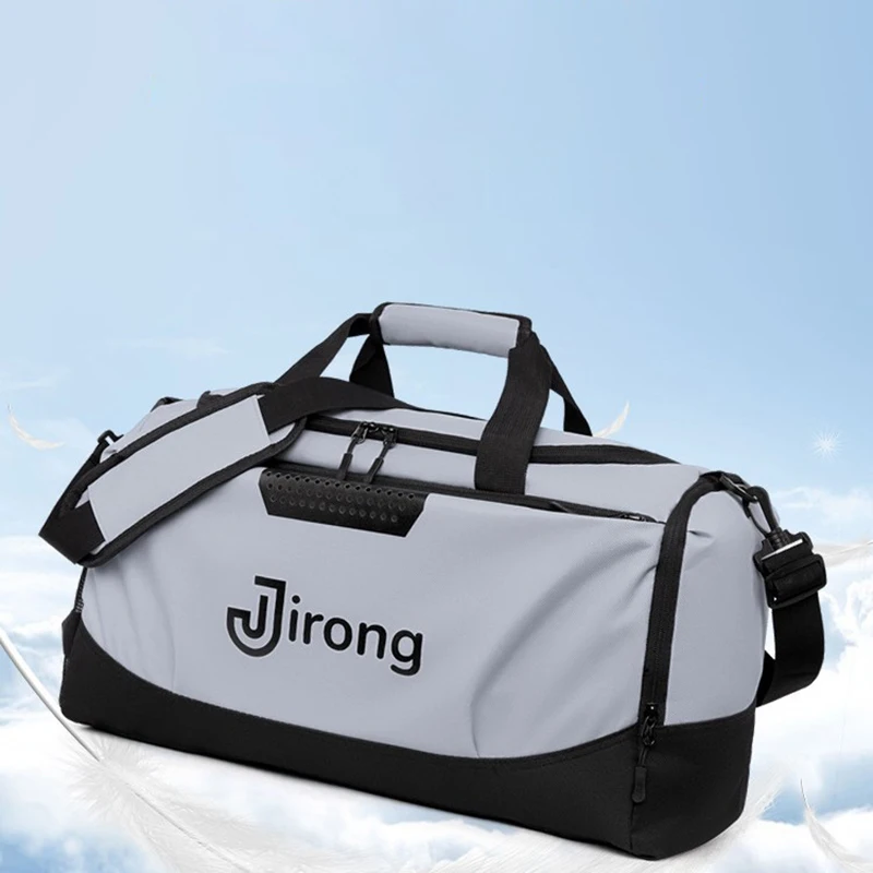 Fitness bag Lightweight Waterproof Dry Wet Separated Luggage Bag Oxford Cloth Large Capacity Business Distance Travel Bag