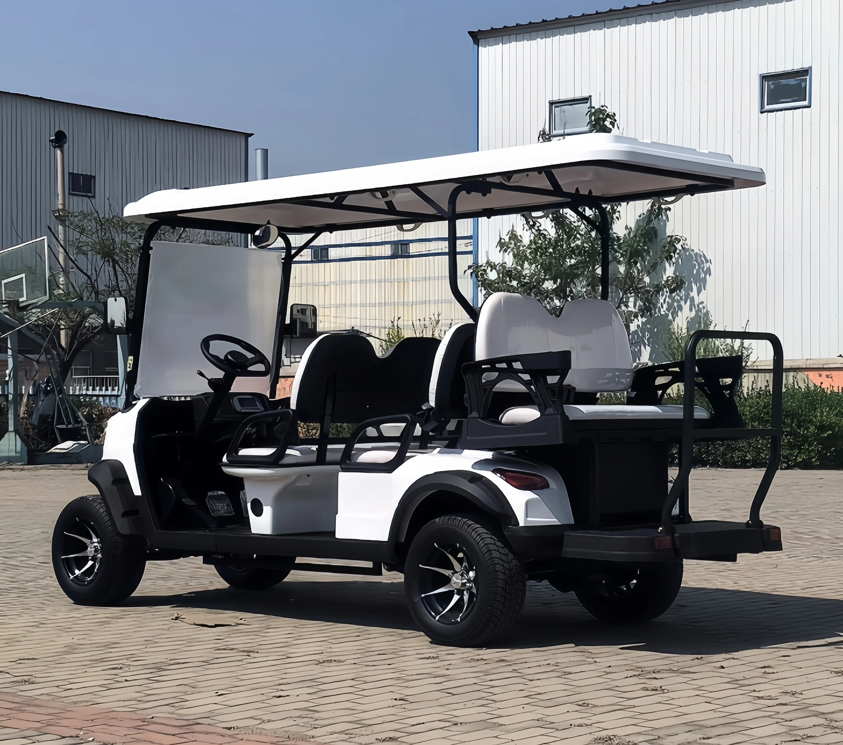 Customized off-Road 72V Lithium Battery Hunting Buggy Electrical Power Steering Golf Cart