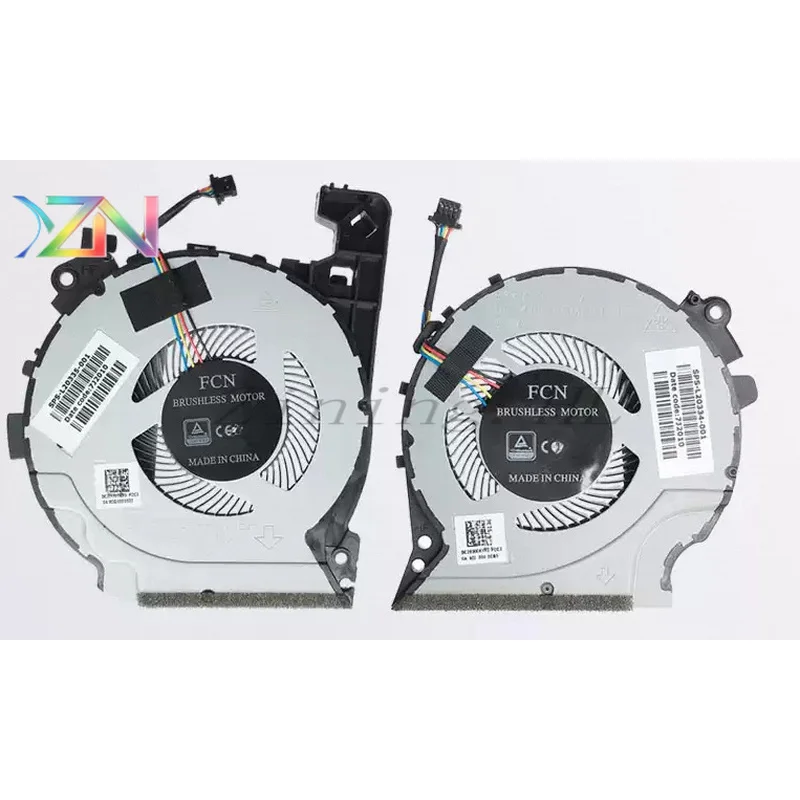  For HP Light & Shadow 4th Generation 15-CX TPN-C133 notebook fan, CPU and graphics card fan