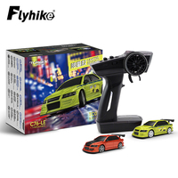 Turbo Racing 1/76 C76 EVO Flat Running Racing MINI RTR Remote Control On-road Car Desktop Toys Car for Adult Children Toys Gift