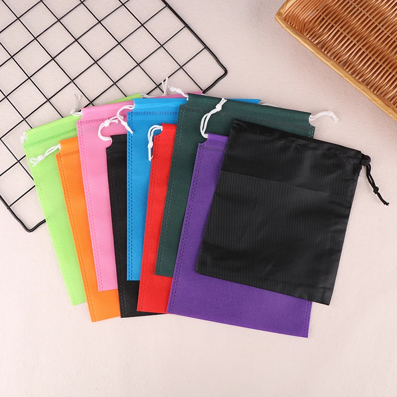 1Pc Portable Drawstring Bag Storage Pouch Cushion Stuff Sack Multipurpose Home Outdoor Travel Dust-proof Carry Bag