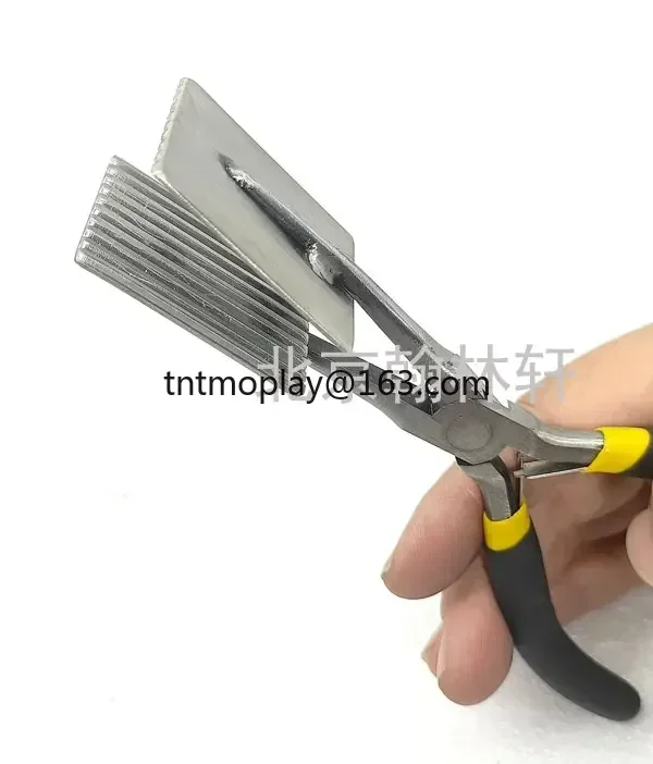 NEW  Lamp glass straight line, line, stripe, iris flower line pattern pliers burned glass DIY manual pliers