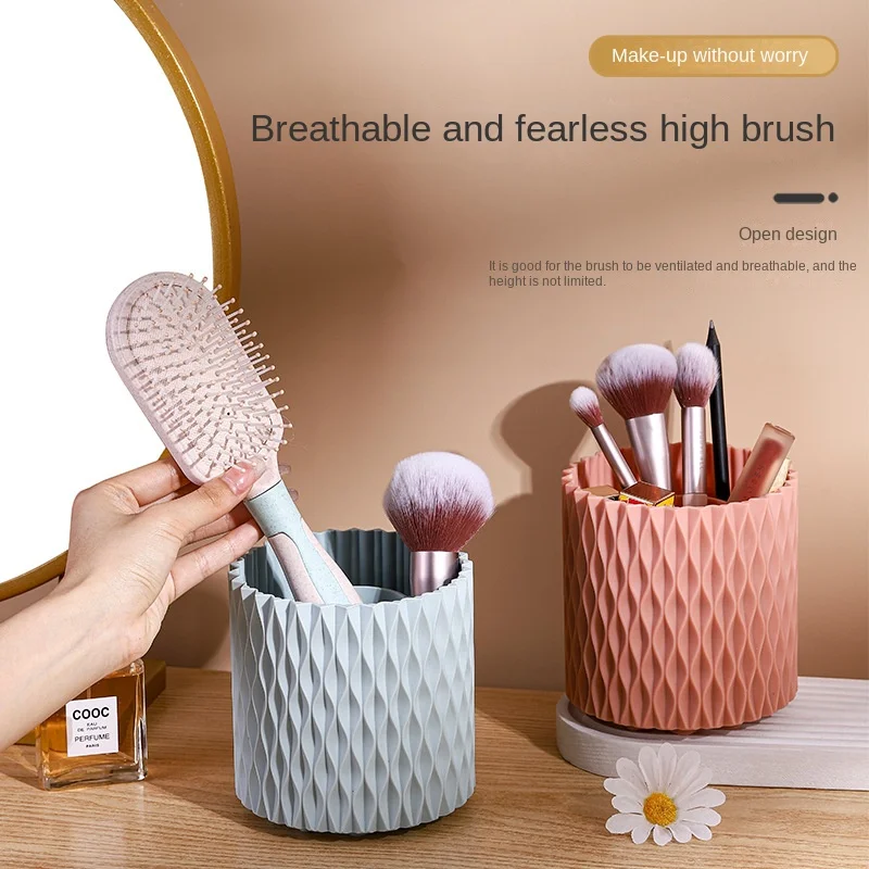 

Rotary large-capacity cosmetic brush barrel portable brush storage box barrel lipstick eyebrow pencil