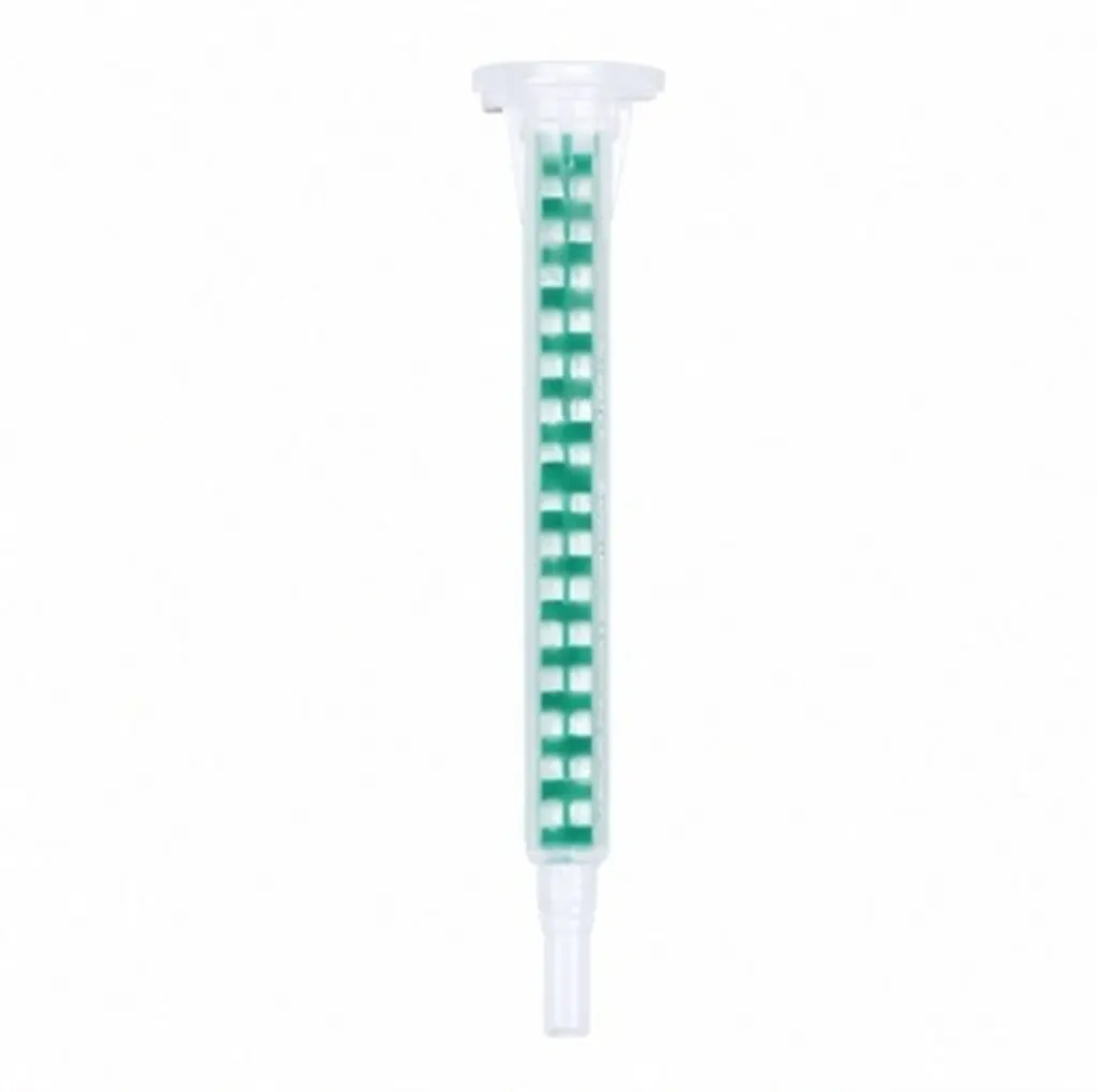 50Pcs Epoxy Mixing Tube Square Bayonet Connector Portable Glue Applicator Reduced Waste Resin Mixing Nozzle for DIY Home Use