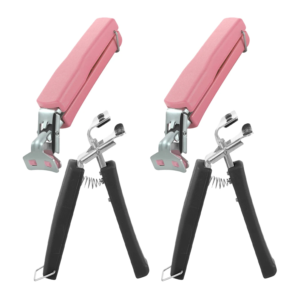 

4pcs Anti-Scald Tableware Clip Stainless Steel Hot Plate Gripper Outdoor Kitchen Tool Pizza Pan Holder Camping Utensil