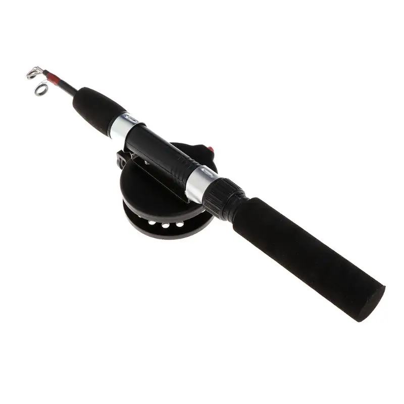 

YD61 1 Set Fishing Rod With Fishing Reel Short Portable Mini Winter Outdoor Ice