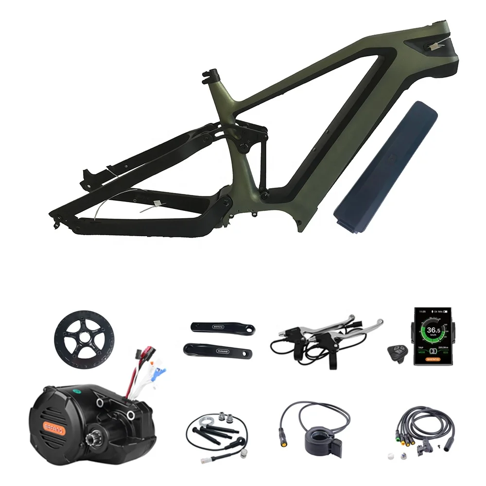 full suspension electric bike frame for bafang G510 M620 Motor