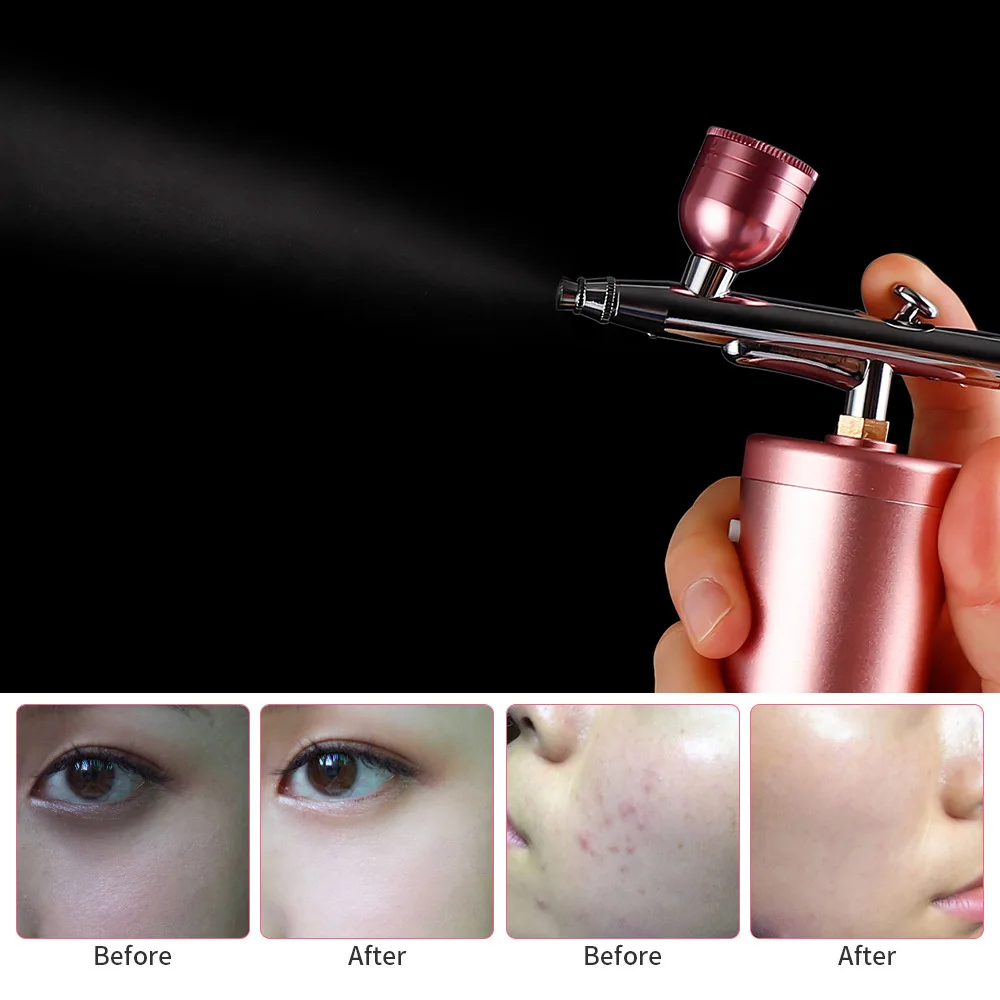 Wireless Portable Airbrush with Compressor Mini Spray Gun for Painting Face Beauty Makeup and Model Coloring