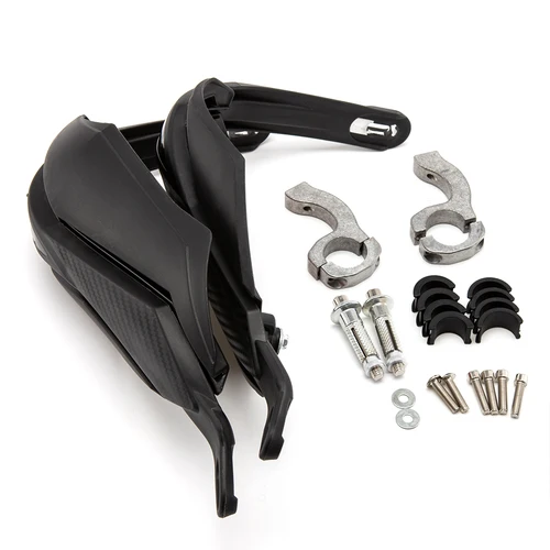 Imagen 2 del producto Guardamanos negros universales para motocicleta, barra de cepillo de 7/8 ""y 1 1/8"" para todoterreno ATV, Motocross