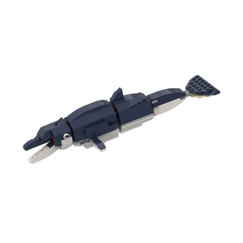 227 Pezzi MOC Balena Dentata con Cinghia Creator 3 in 1, Blocchi da Costruzione, Regalo di Natale, Idea Creativa, Giocattolo Educativo