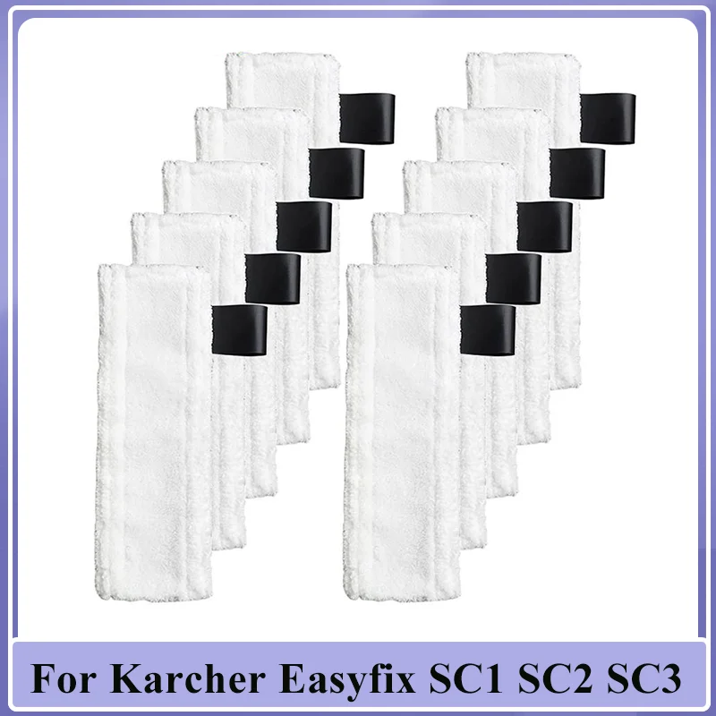 For Karcher Easyfix SC1 SC2 SC3 SC4 SC5 Steam Cleaner Floor Mop Cloth Cover Rags Pads Vacuum Cleaner Spare Parts Replacement