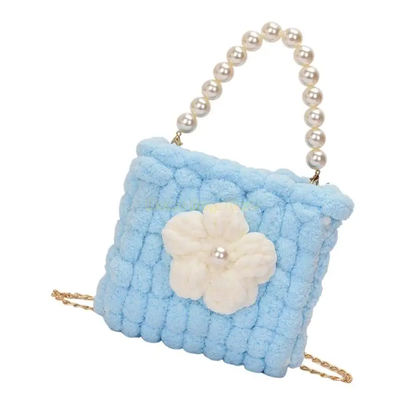 X90d Бохомианский вязаный пакет эргономичный дизайн мягкие сумки для плеч повседневная кошелек с поперечным телом.