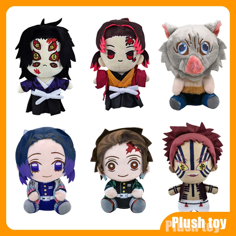 

22 см плюшевая игрушка Demon Slayer аниме мультфильм Kimetsu No Yaiba Kamado Tanjirou Nezuko Zenitsu Kyoujuro мягкая кукла коллекционные подарки