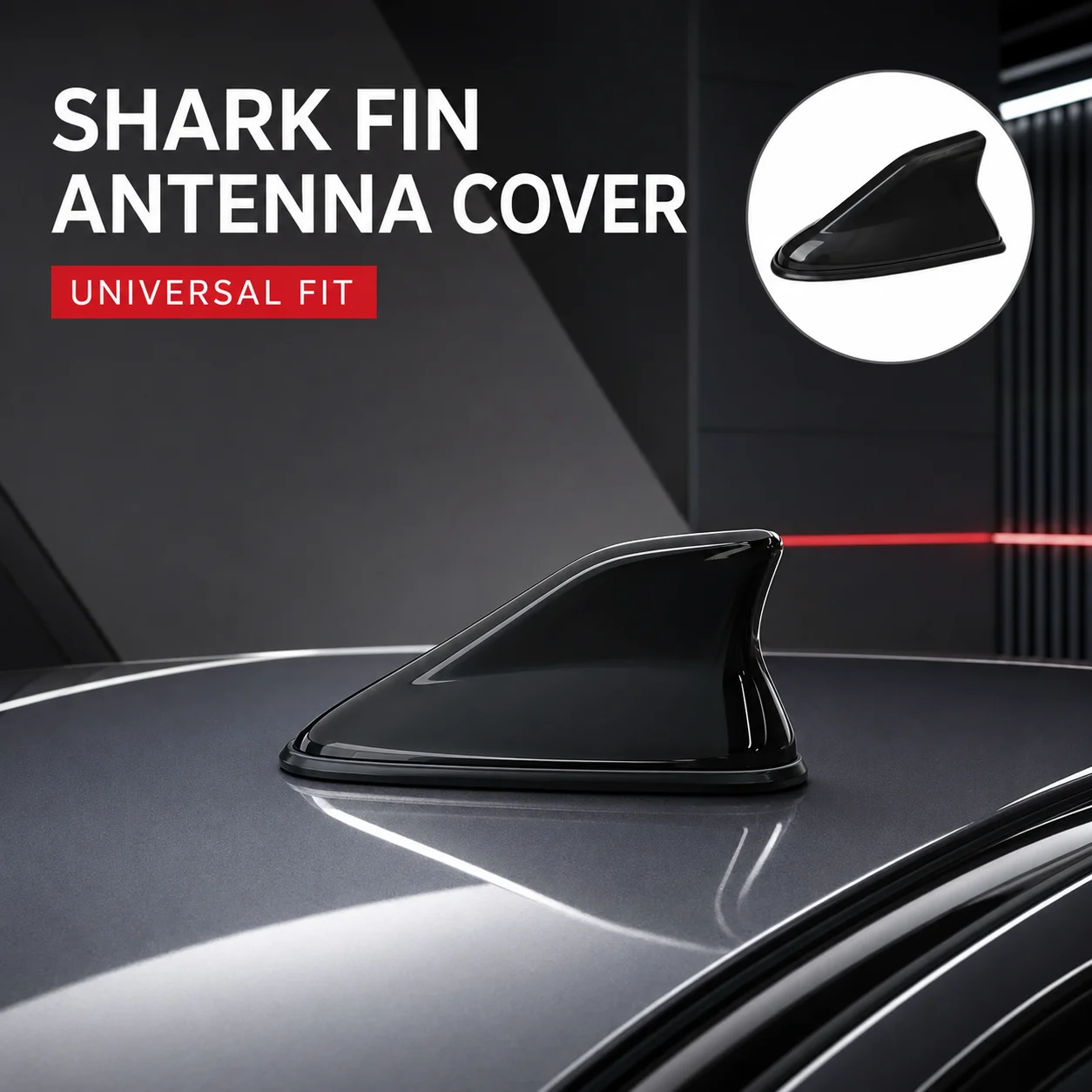 Universal Shark Fin Car Antenna Roof Aerial Decorative Cover for BMW Audi Mercedes Benz Volkswagen Porsche Auto Styling