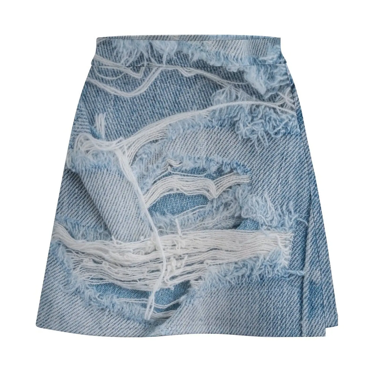 Torn Jeans DENIM - CLOTH - TEXTILES Mini Skirt skirts women summer 2026 Female dress Mini Skirt