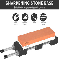Sharpening Stone Holder Waterstone holder Grindstone Whetstone Base Fix Bracket Non-slip Sharpener Dock steel