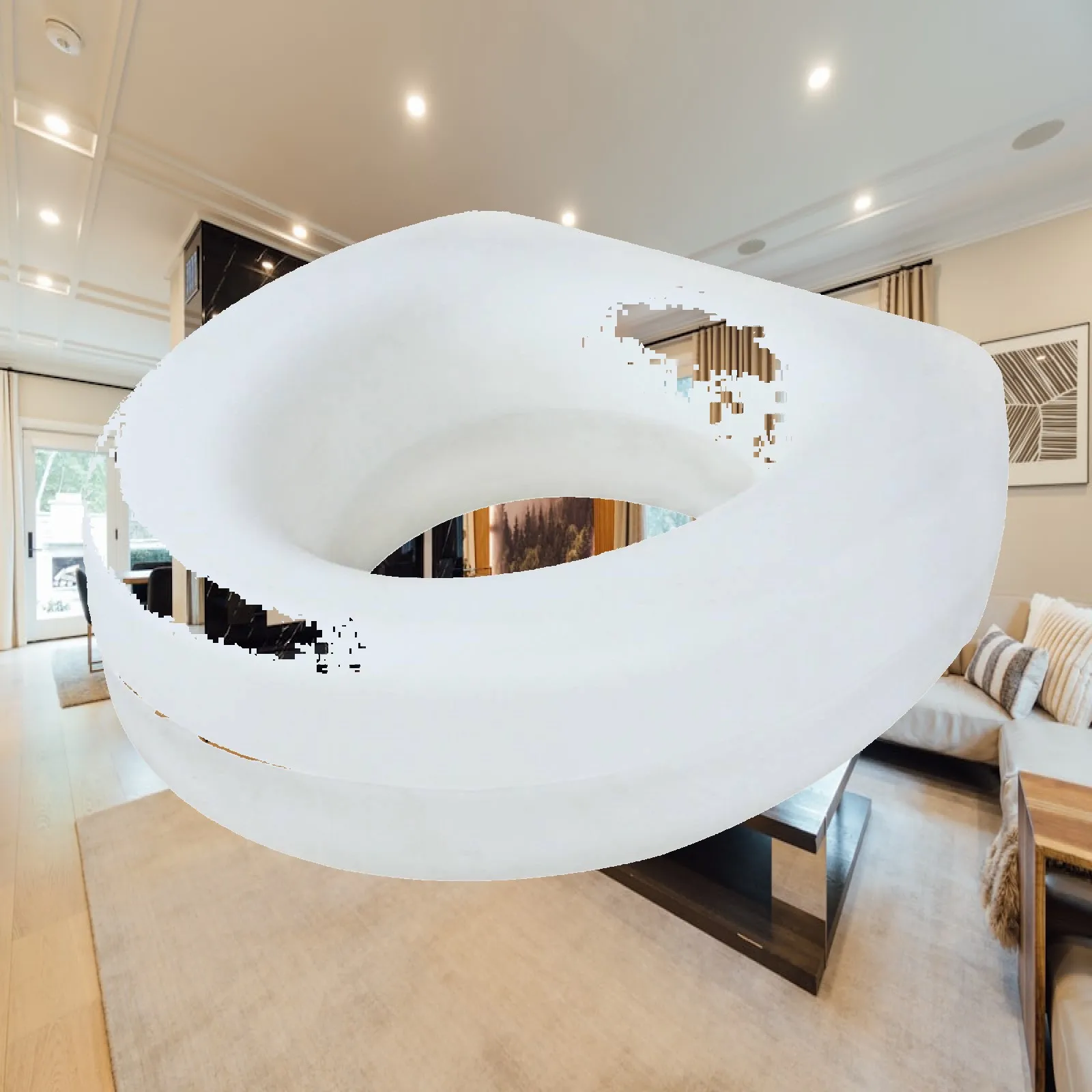 Toilet Seat Riser Ergonomic Rounded Design Stable Lift 11 Cm Toilet Raiser for Disabled Adults and Elderly Assistance