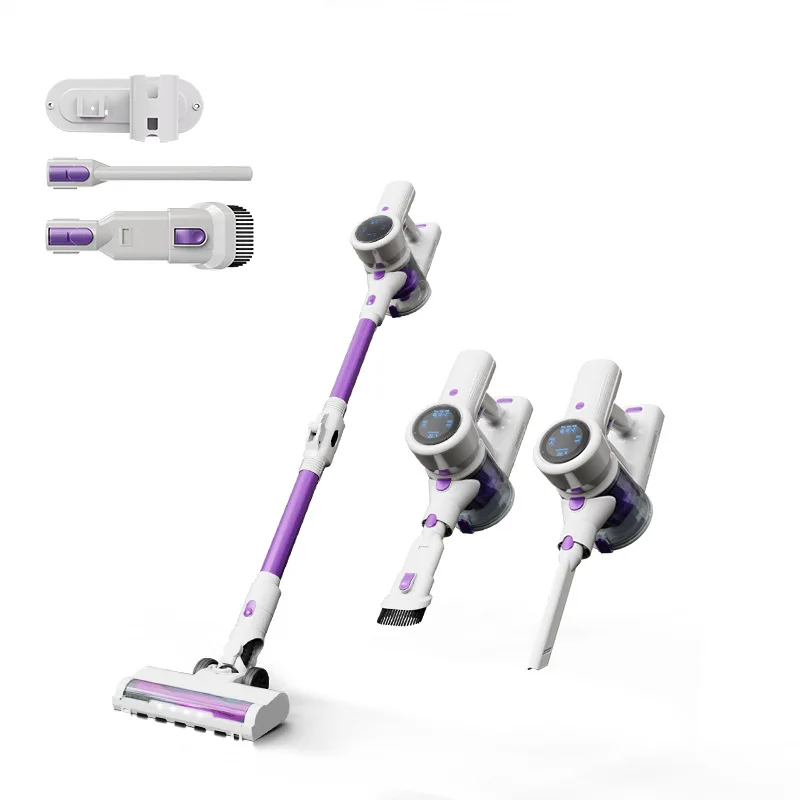 

Home Wireless Vacuum Cleaner Brushless Motor 350W Power High Suction Handheld Long Battery Life Mite Removal