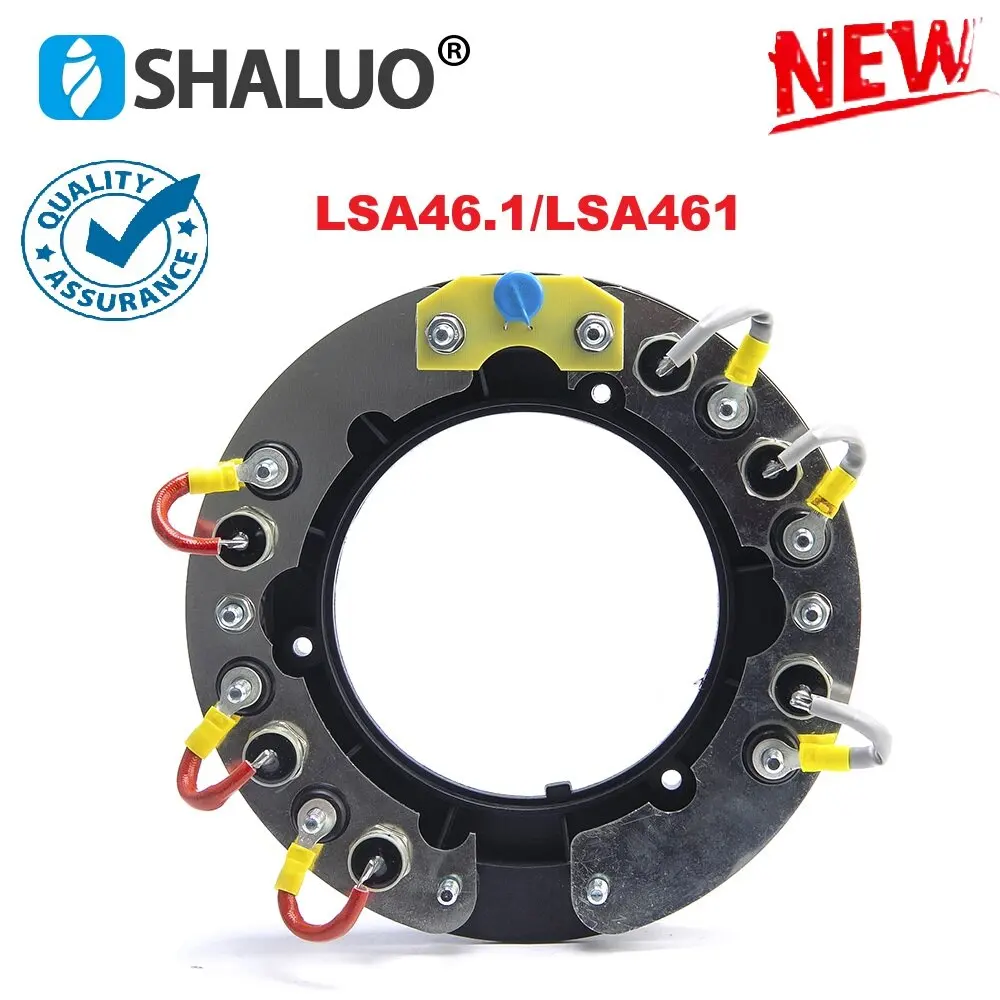 

Модуль мостового выпрямителя LSA46.1 LSA461 в сборе с диодами 82PFR80 82PF80 и варистором-поглотителем перенапряжений для генераторов Leroy Somer