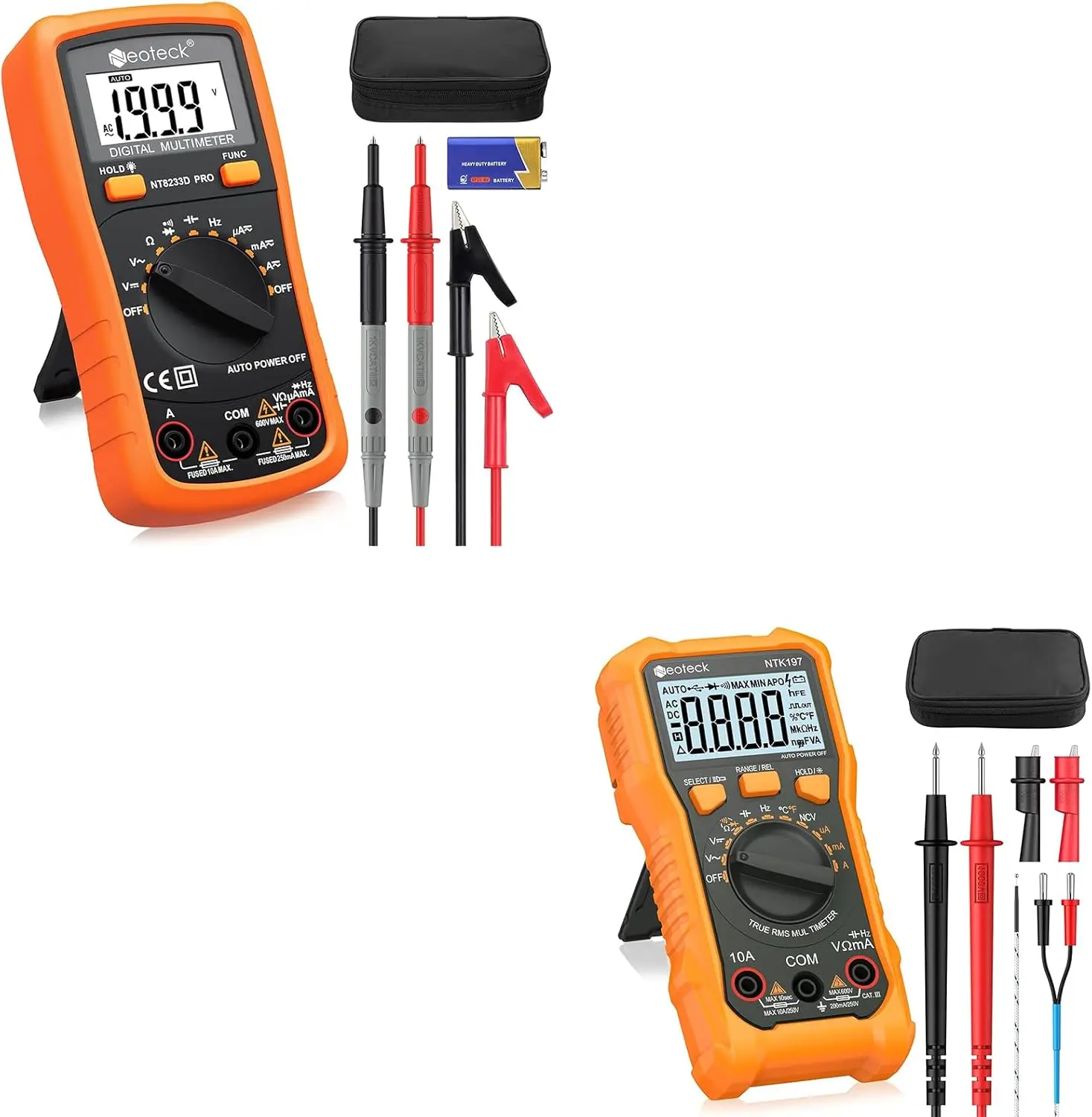 

Цифровой мультиметр с автоматическим определением диапазона + цифровой мультиметр