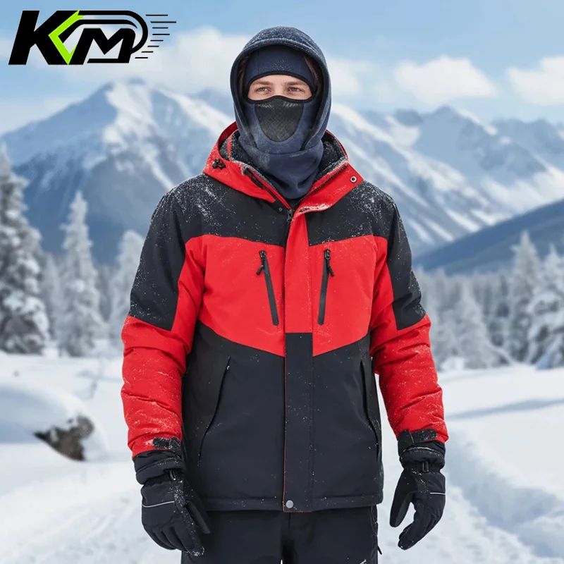 Outdoor Warm One-piece Hat Scarf Double Layer Hat Design Balaclava Hat Helmets Sports Cycling Facial Mask Unisex Autumn Winter image 2