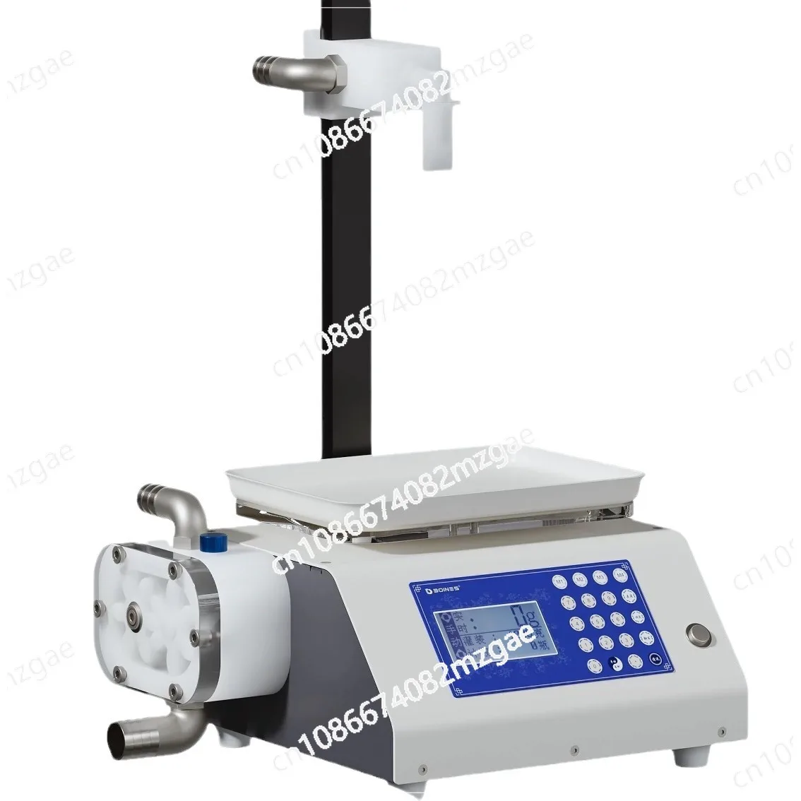 Semi automatic honey detergent bottle, jam packaging equipment, paste gear pump, filling and weighing machine