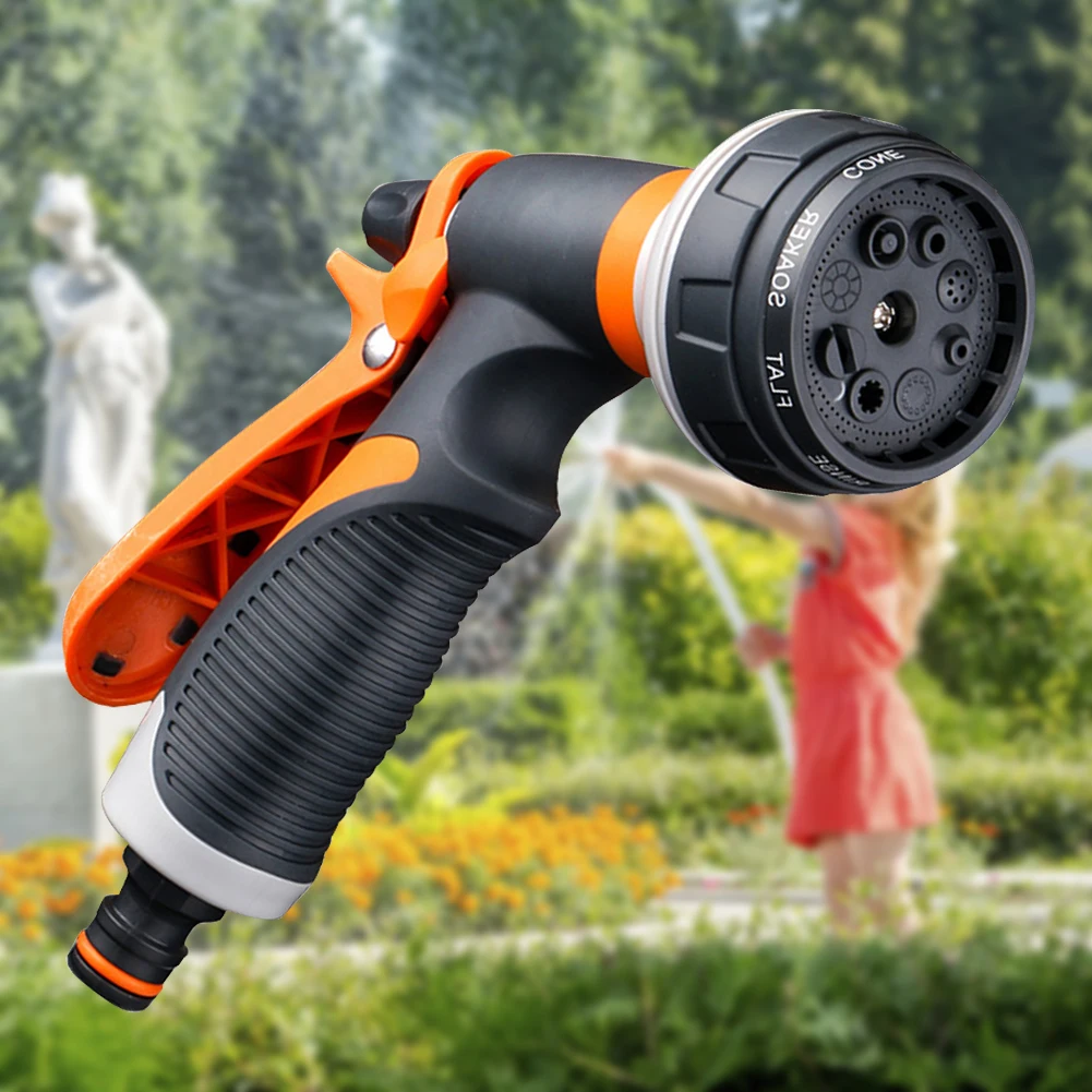 Water Gun High-Pressure Water Spray Gun Car Washer Hose Nozzle Garden Watering Sprinkler Sprinkler Cleaning Water Gun for Garden
