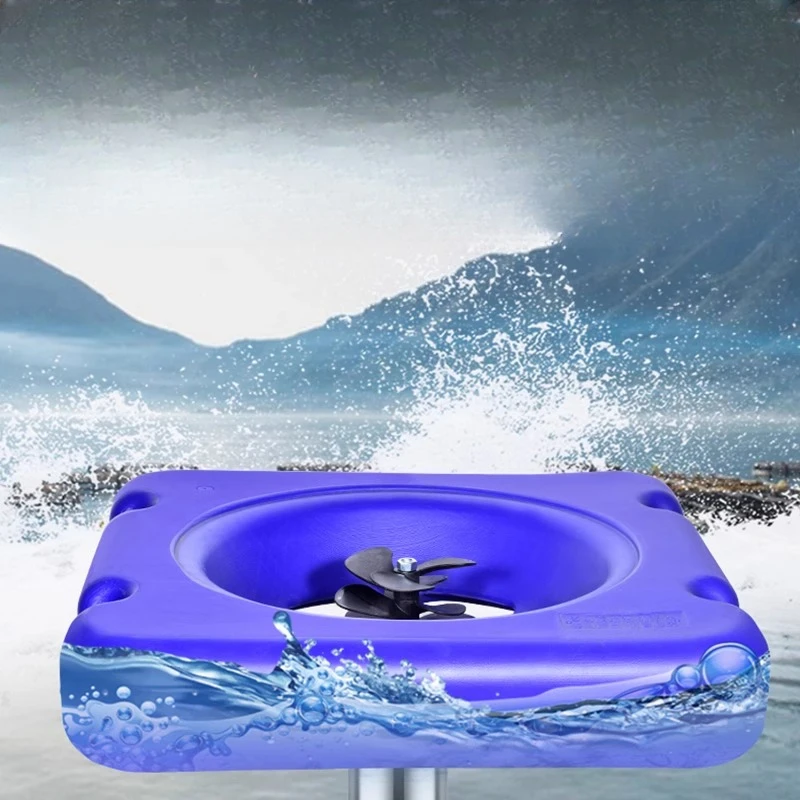 

Air energy fish pond aerator breeding frequency conversion high power aeration aquaculture making oxygen pump impeller water whe