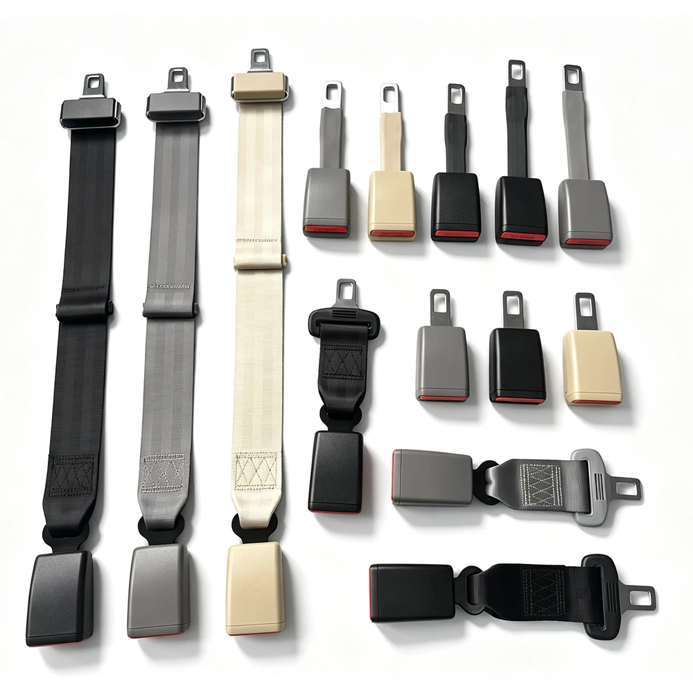 Car Seat Belt Clip Extender Safety Seatbelt Lock Buckle Plug Thick Insert Socket Extender Safety Buckle Seat Belt Accessorie