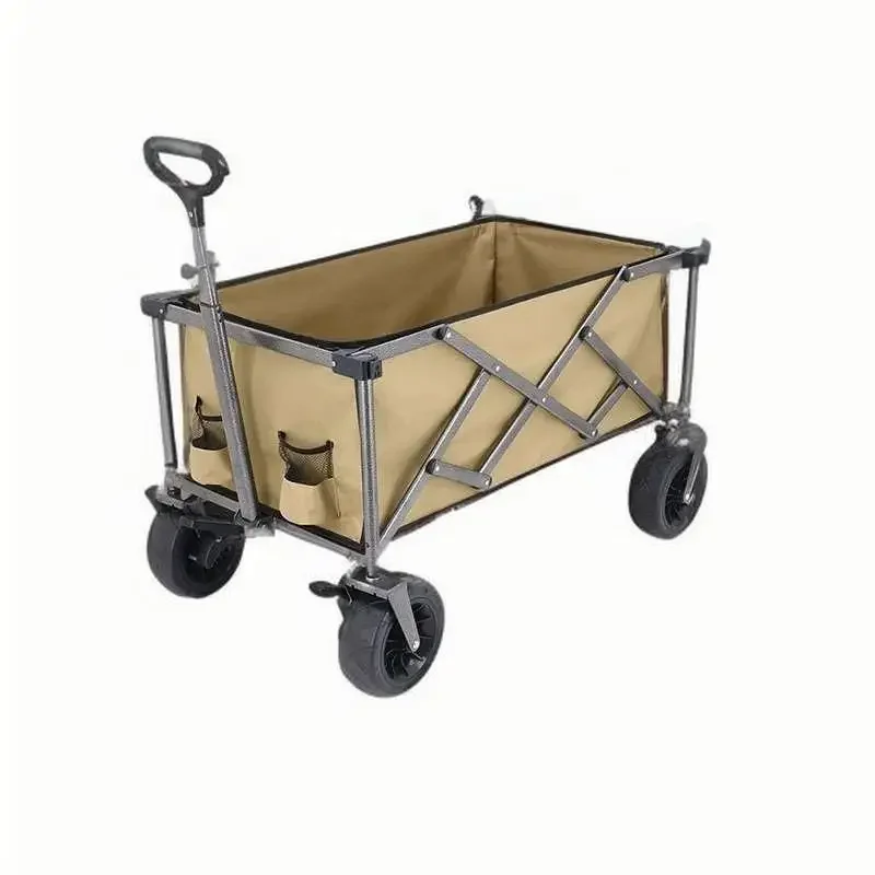 

Outdoor camping trolley aluminium alloy convenient foldable stall lightweight trolley