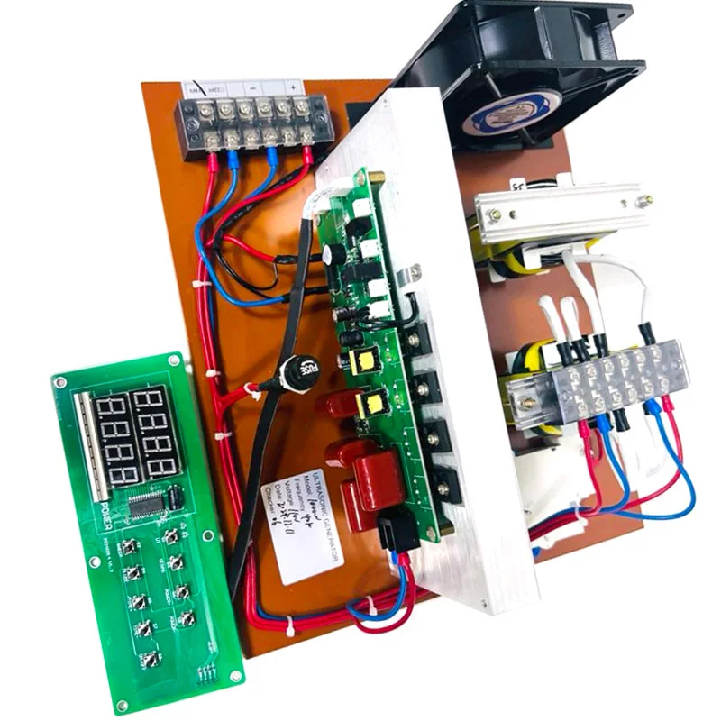 600W 28KHz tot 40KHz Verstelbare Frequentie Ultrasone Generator Kits Voor Commerciële Vaatwasser Servies Reinigingsmachine