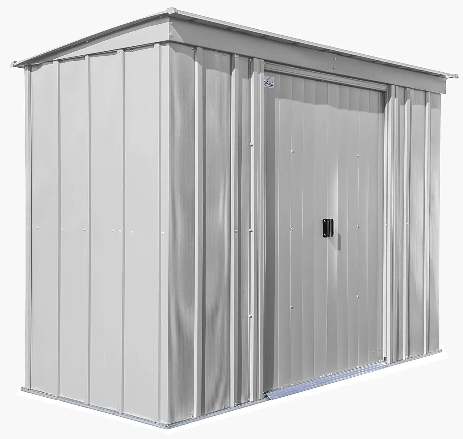 

8x4 ft Steel Outdoor Storage Shed Weather Resistant Durable Garden Tool House, Customized
