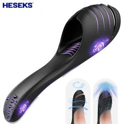 HESEKS Men Penis Trainer Male Vibrator Masturbators For Men Delay Ejaculation Stimulate Glans Massager Sex Toys For Men