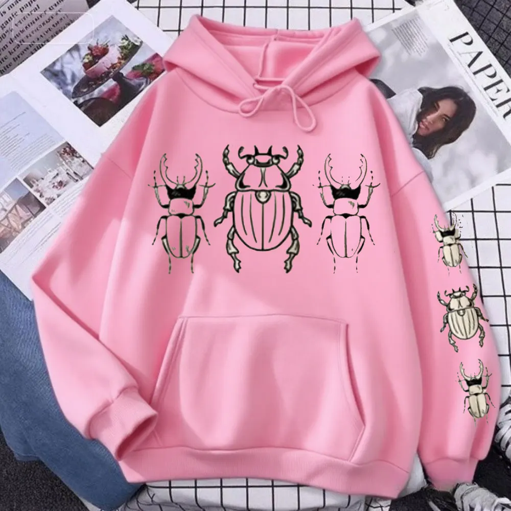 Bug amante presente vintage besouro moletom com capuz amante de insetos moletom feminino pulôver natureza ilustração moletom com capuz roupas de entomologia