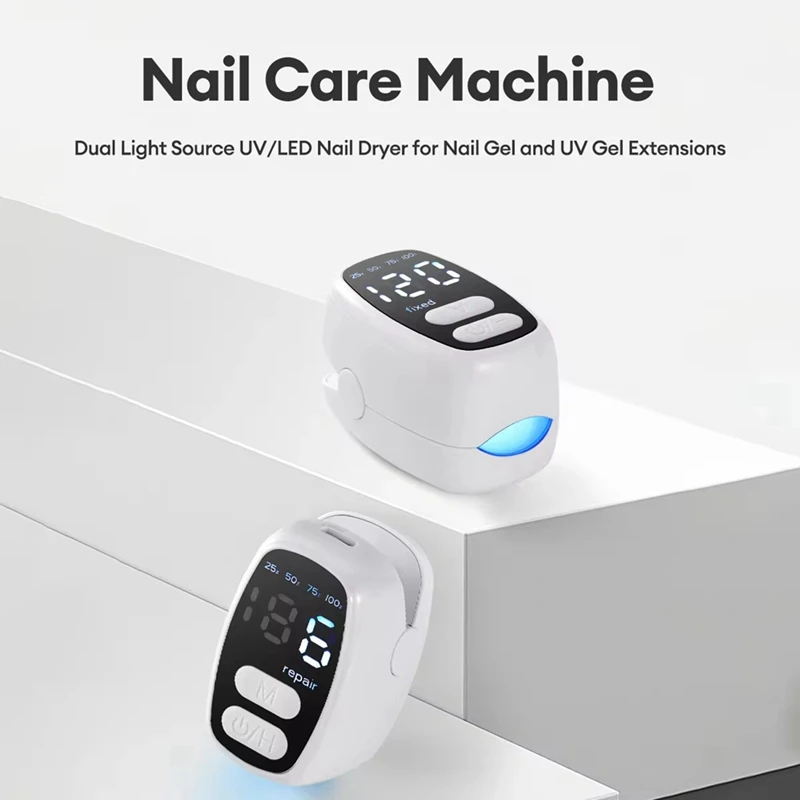 LICE-новая УФ-светодиодная лампа для сушки ногтей, мини-светильник для ногтей, быстросохнущая, отверждаемая, на один палец, профессиональная маникюрная машина для гель-лака