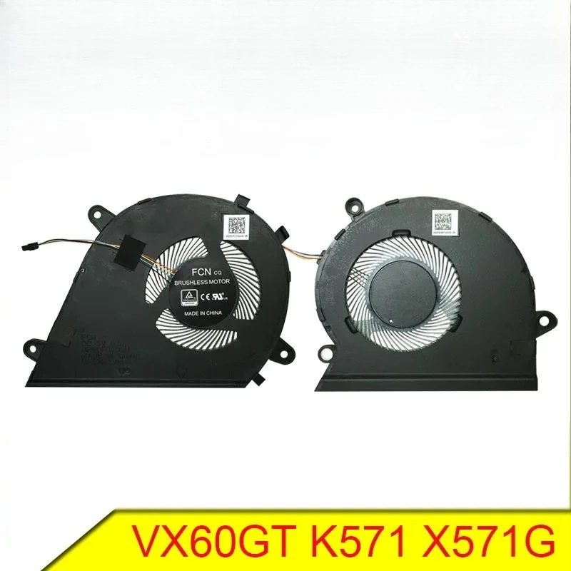 

Оригинальный вентилятор для VX60G Mars15 VX60GT K571 X571G F571G охлаждающий вентилятор