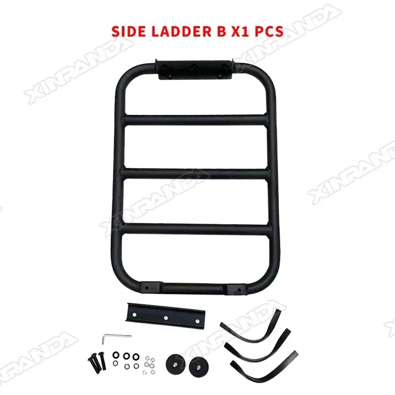 Car Aluminum Side Ladder Rear Window Extension Climbing Ladder Protective Frames  Jimny JB74 jb64 jb64w 2019-2025